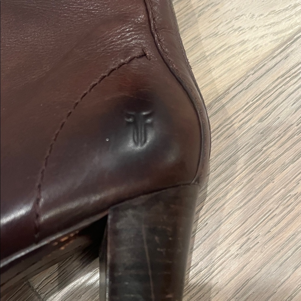 Frye Women's Brown Heeled Boots - Picture 4 of 5